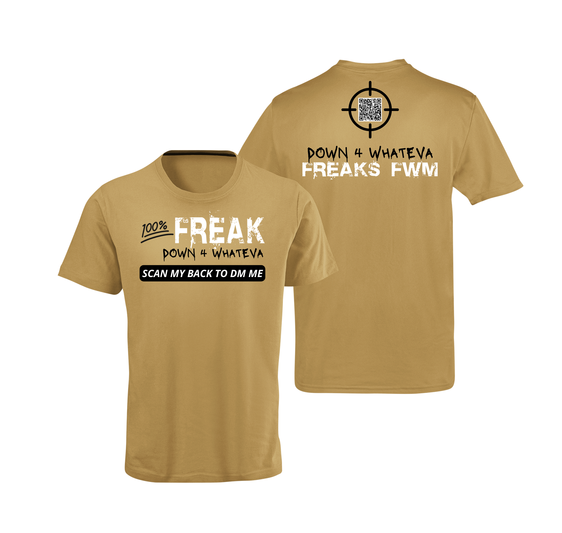 100% Freak QR Code T-Shirt