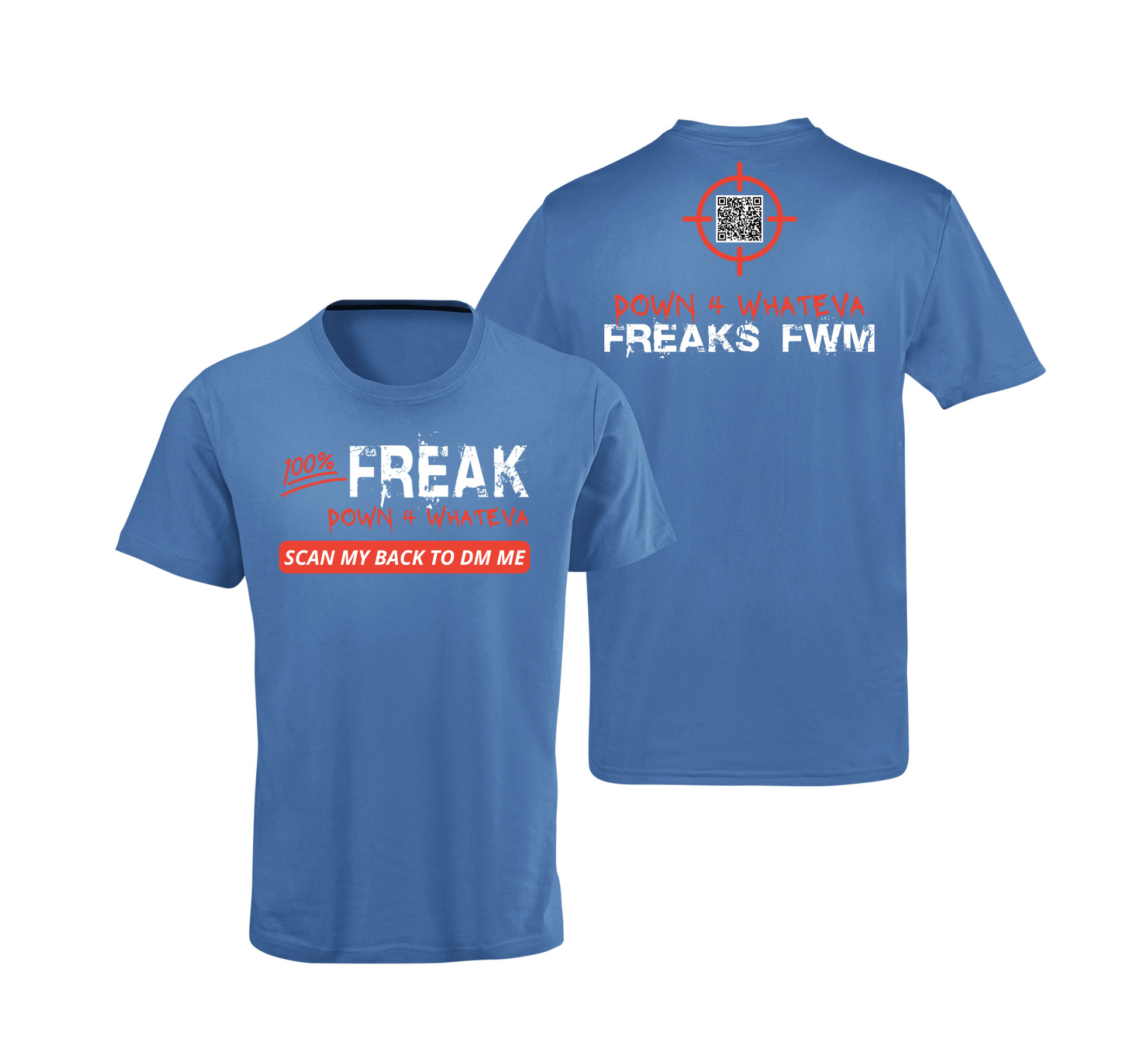 100% Freak QR Code T-Shirt