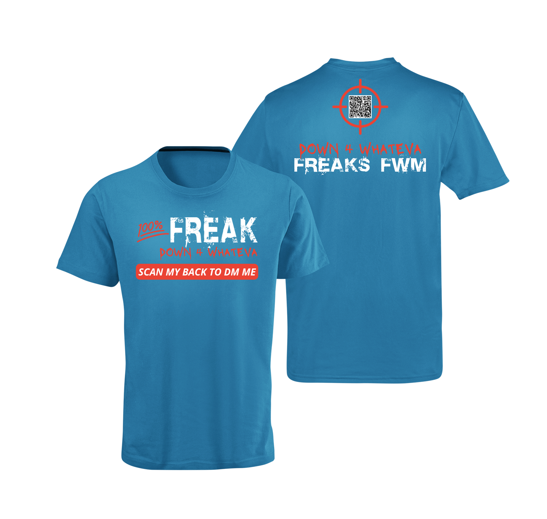 100% Freak QR Code T-Shirt